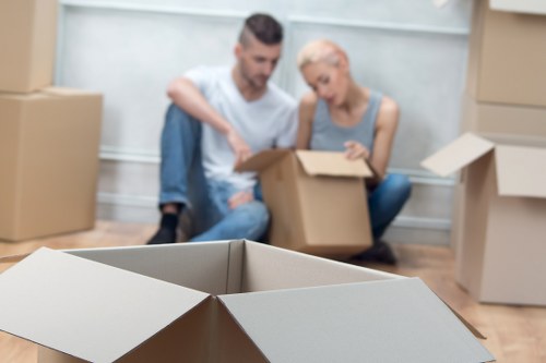 Professional movers loading a truck in Belgravia
