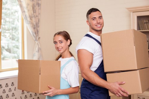 Secure storage facility for belongings in Belgravia.